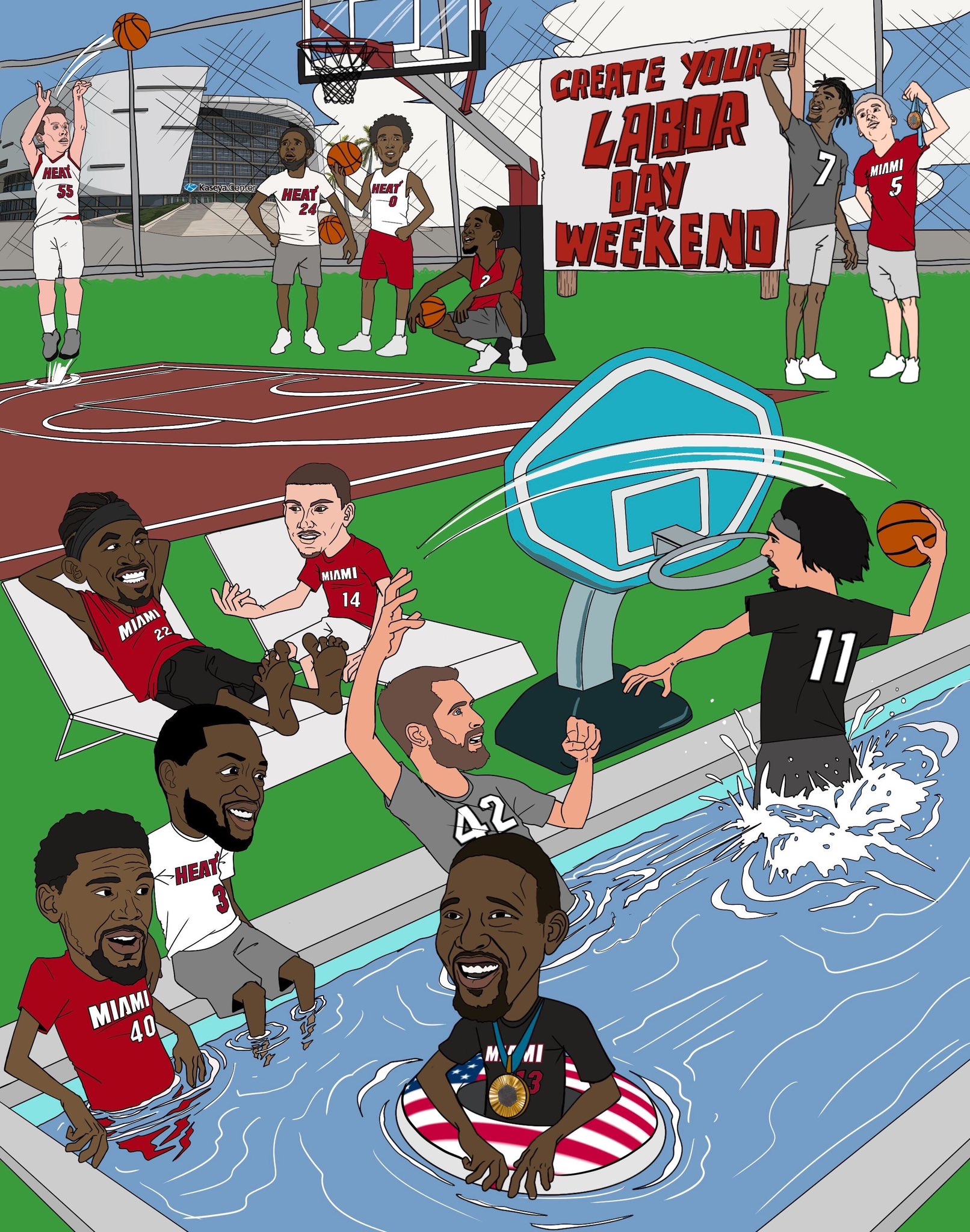 包含热火队宣布新一轮首发调整，期待队内化解战绩低谷的词条