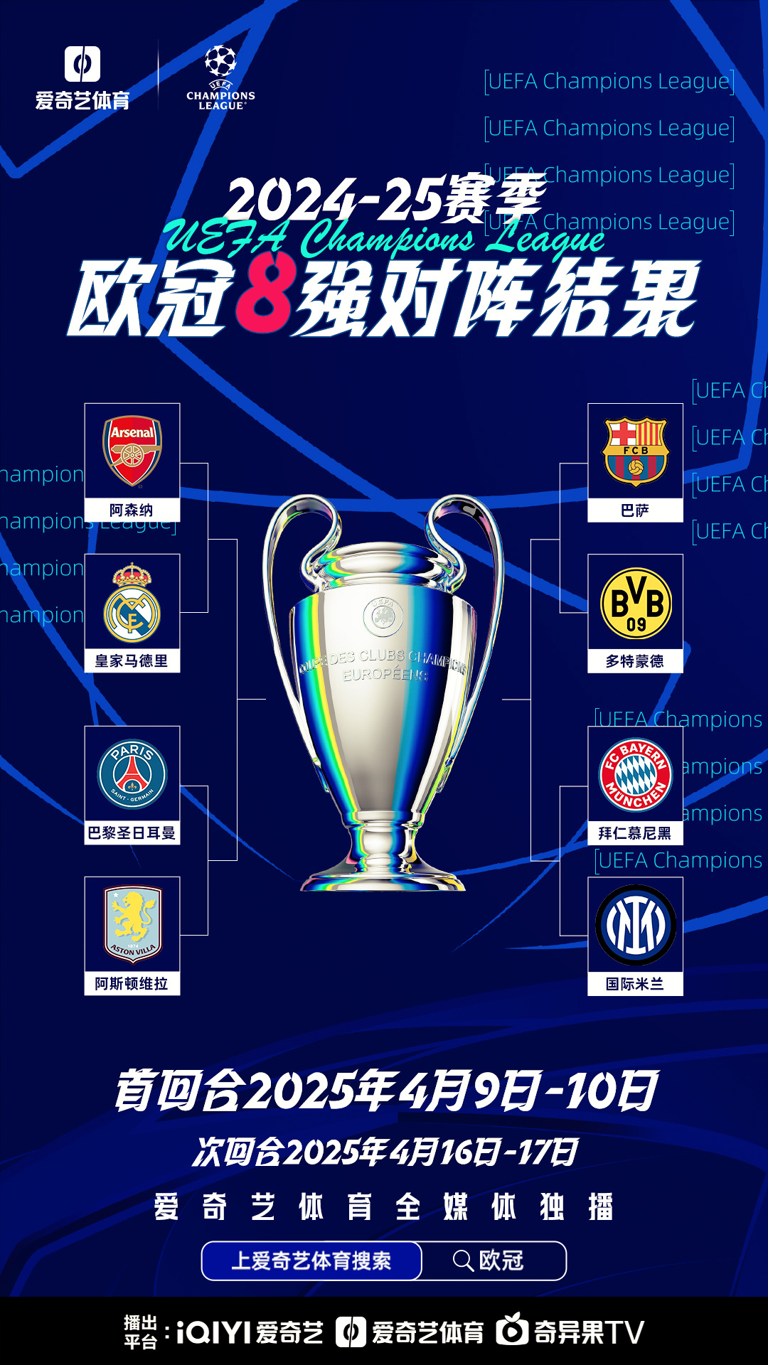 爱游戏官方-欧冠决赛对阵名单公布：谁将问鼎